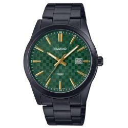 CASIO COLLECTION Mod. DATE - CARBON LOOK - GREEN MTP-VD03B-3AUDF